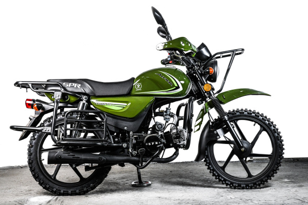 Мотоцикл (Мопед) SPRMOTORS ALPHA CROSS зелёный