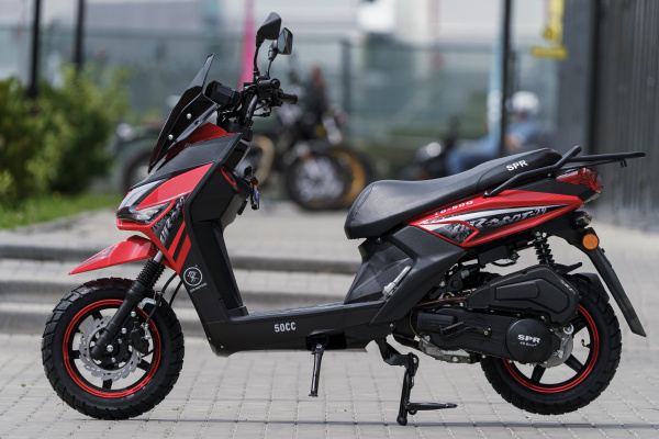 Скутер SPRMOTORS Zoom-9 красный T8-50G
